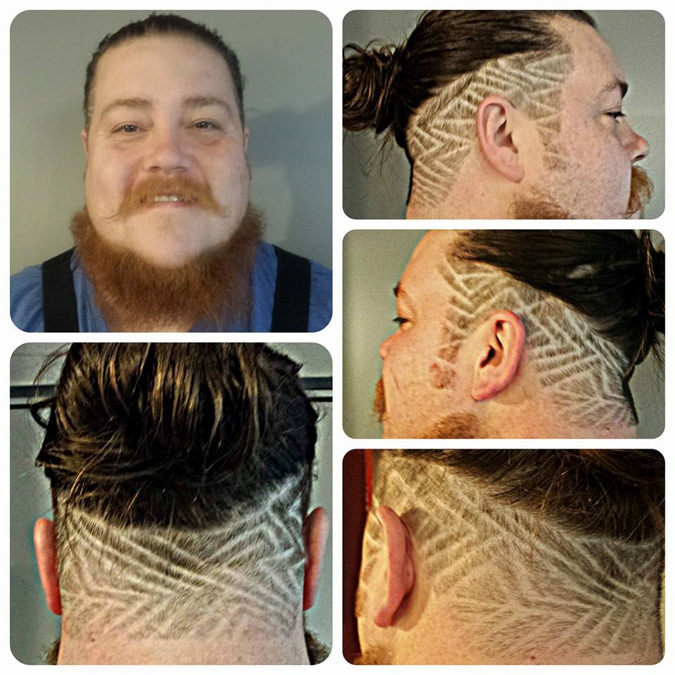 etching/hair tattoo